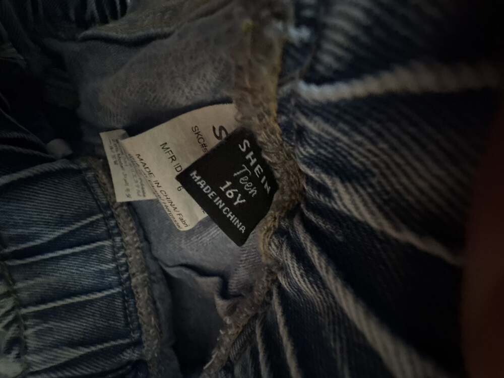 Shein Teen Girls 2-Pack Baggy Denim Jeans Size 16Y - Picture 3 of 4